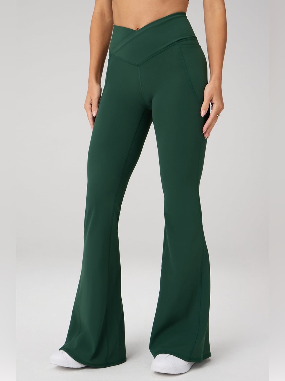 Fabletics Oasis PureLuxe High-Waisted Crossover Flare